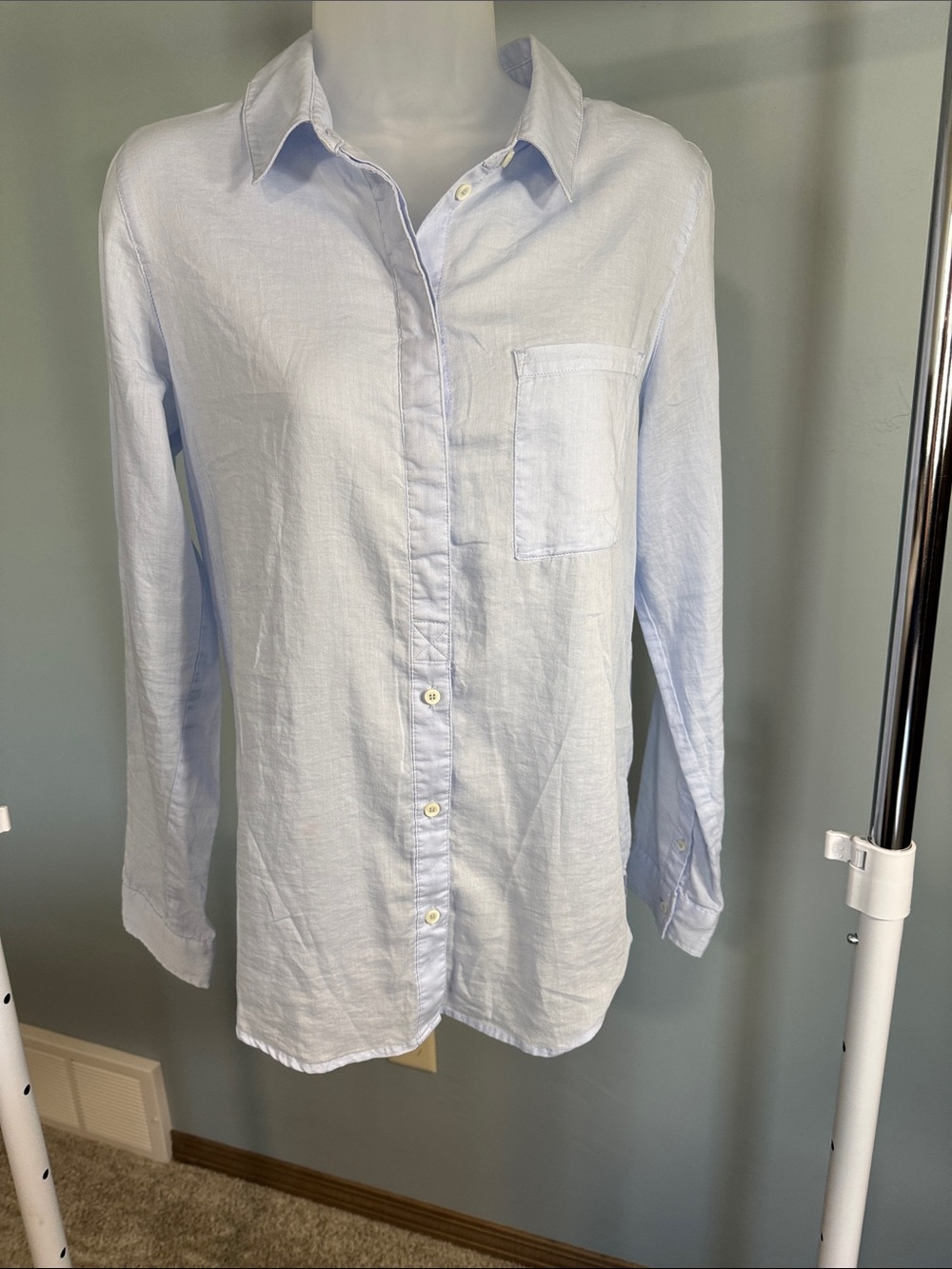 Treasure & Bond Light Blue Classic Button-Down Shirt